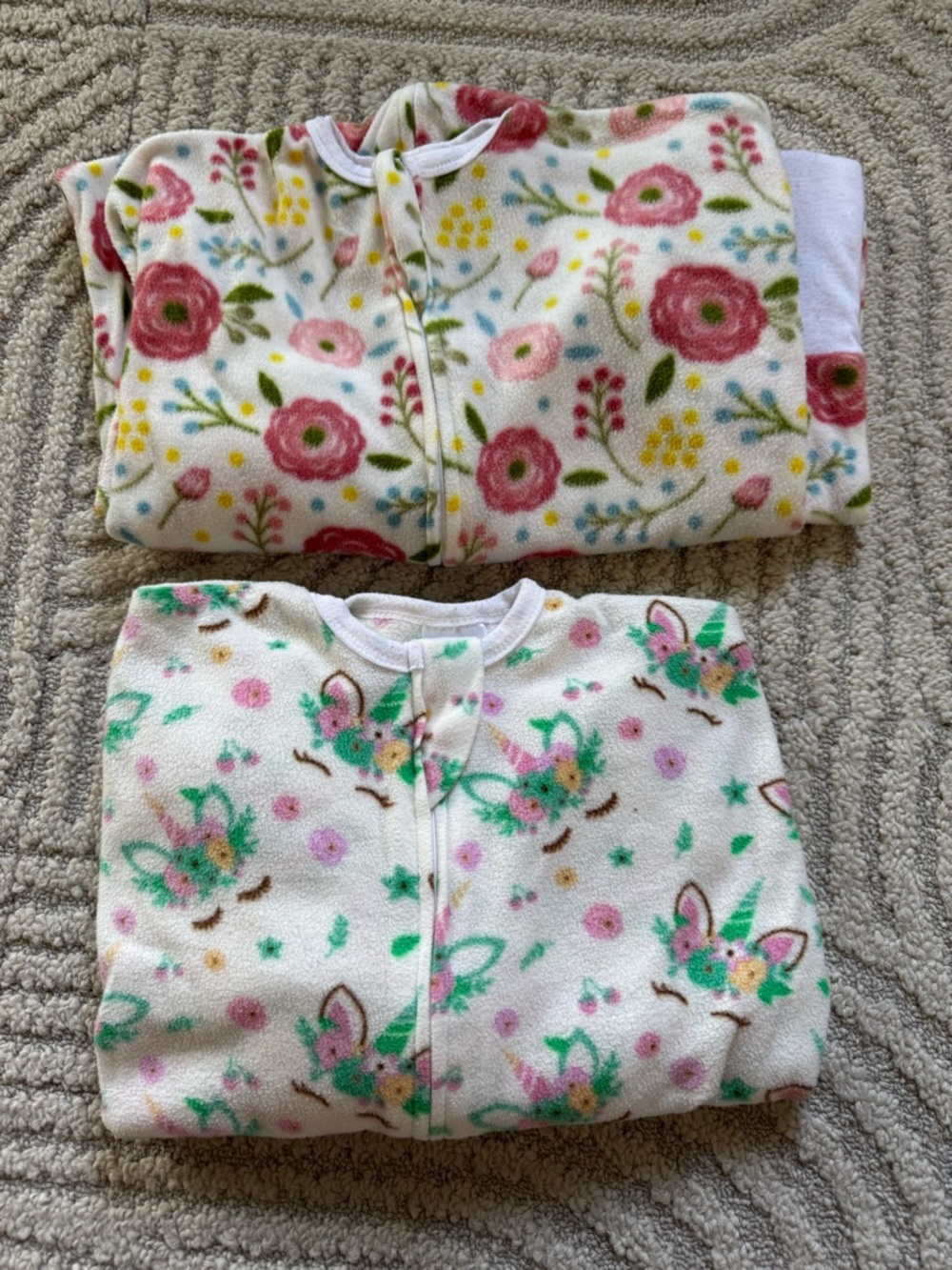 Sleeping Baby - Fleece Flying squirrel pajama